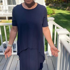 Navy COS cotton dress